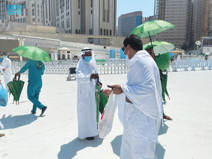 Gift Umbrellas in Masjid Al-Haram, Makkah