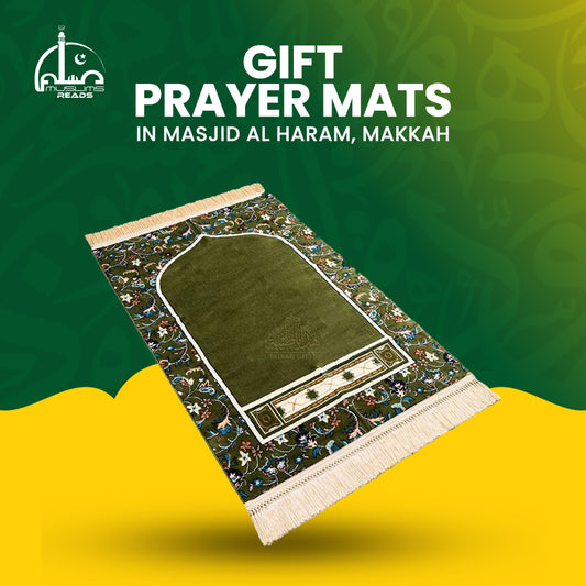 Gift Prayer Mats in Masjid Al-Haram, Makkah